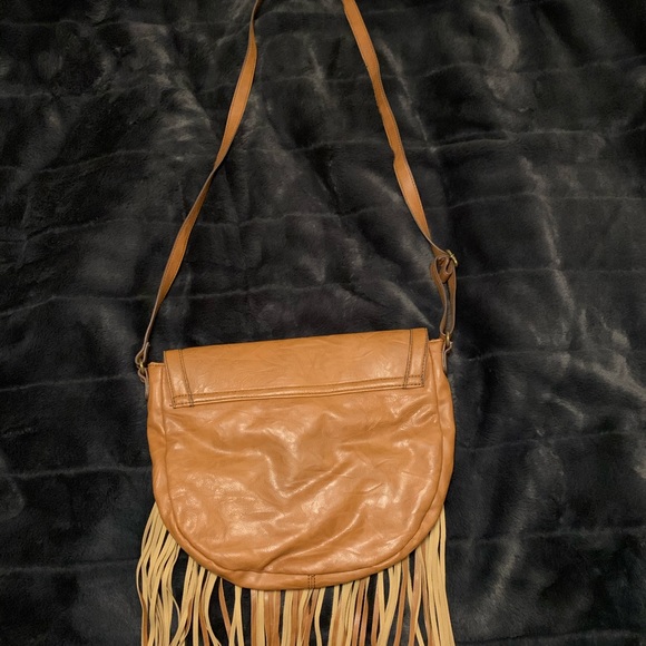 Brown Crossbody with Fringe - Picture 2 of 2